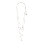 Carol Layered Necklace | Silver Plated | 3-in-1