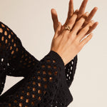 Willpower Recycled Sculptural Ring | Gold Plated