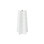 Embossed Porcelain Star Vase | Small