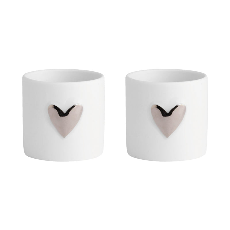 Tealight Holder Set | Heart | 2-Piece