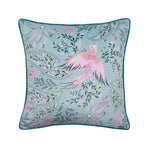 Bird of Paradise Cushion | Dusky Blue | 50x50cm