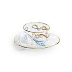 Glass Cup & Saucer | Toiletpaper | Snakes