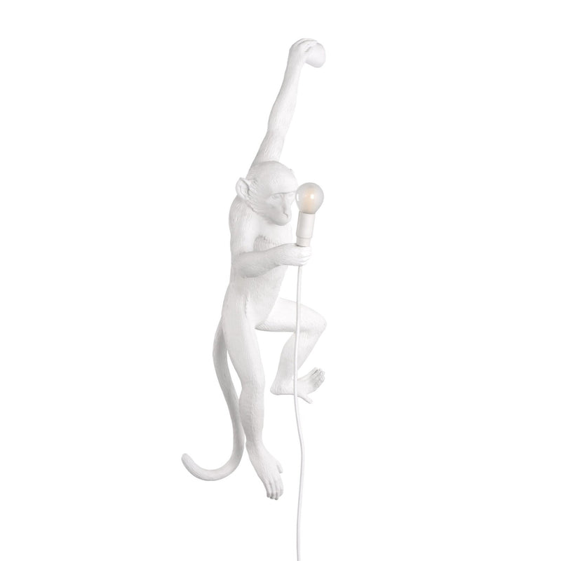 Lamp | Hanging Monkey | White