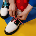 Lindy Polka Red Shoelaces