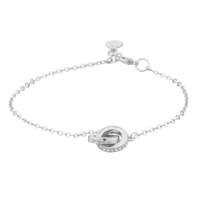 Connected Chain Bracelet | Silver/Clear