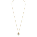 Valentina Small Pendant Necklace | Gold/Clear | 42cm