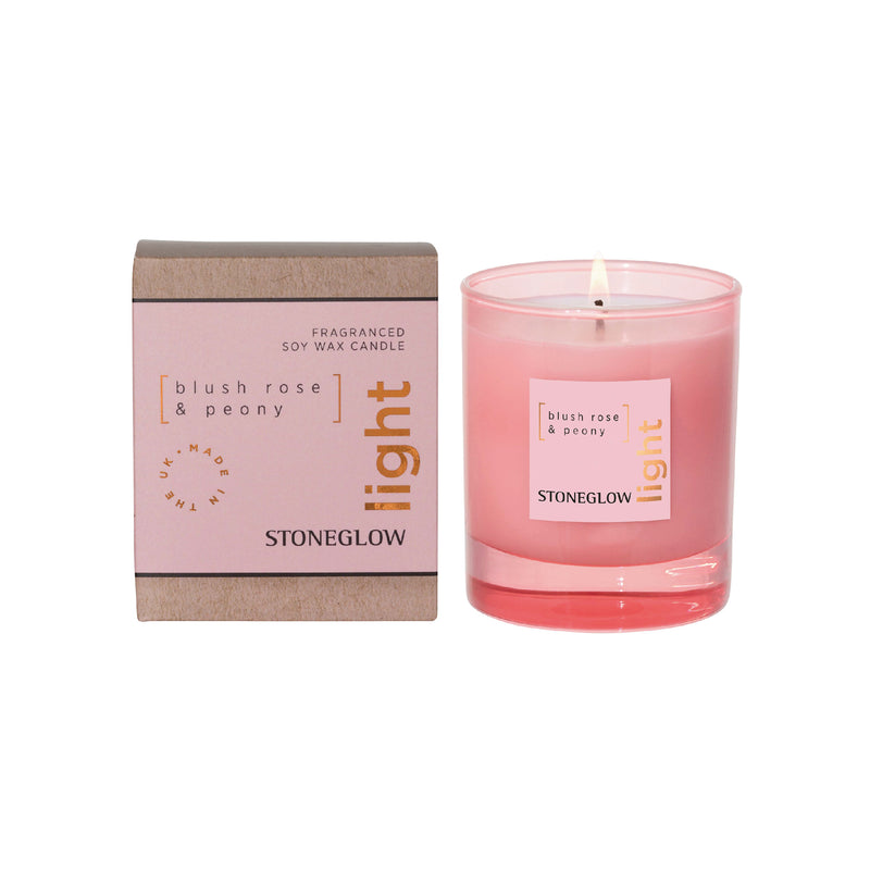 Elements Light Tumbler Candle | Blush Rose & Peony