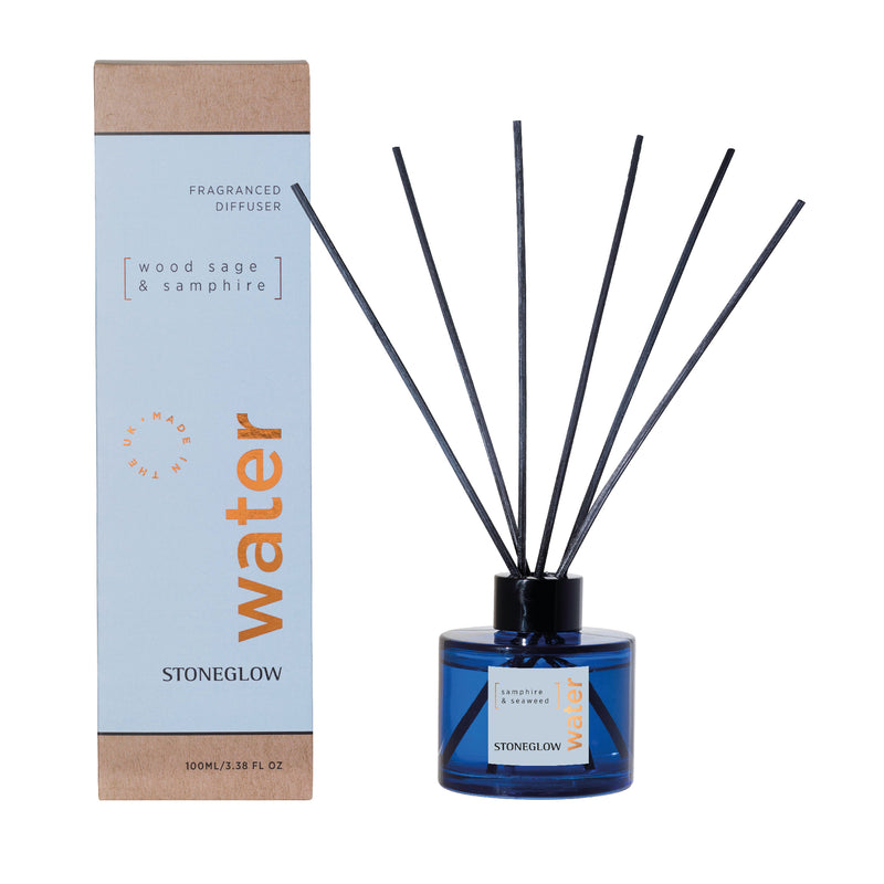 Elements Water Reed Diffuser | Wood Sage & Samphire | 100ml