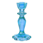 Glass Candle Holder | Boho | Blue