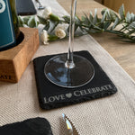 Love & Celebrate Slate Coasters | Set of 4