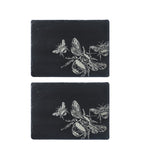 Rectangular Tablemats | Etched Bee | Set of 2