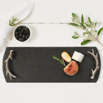 Serving Tray with Antler Handles