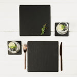 Square Placemats | Natural Slate | Set of 2