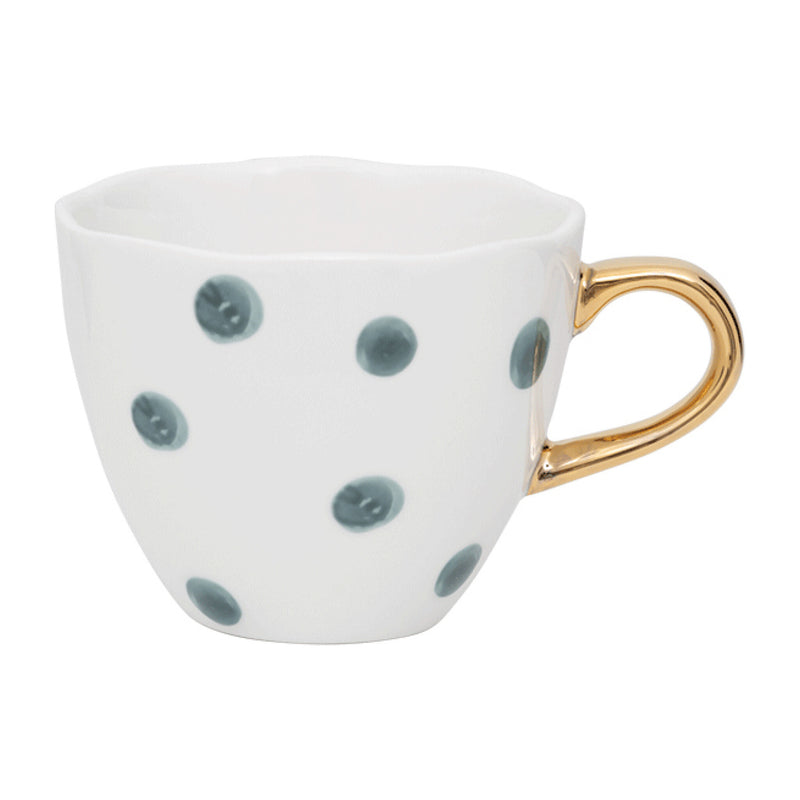 Good Morning Cup Mini | Small Dots | Blue Green