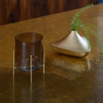Recycled Glass Candle Holder | Ebony