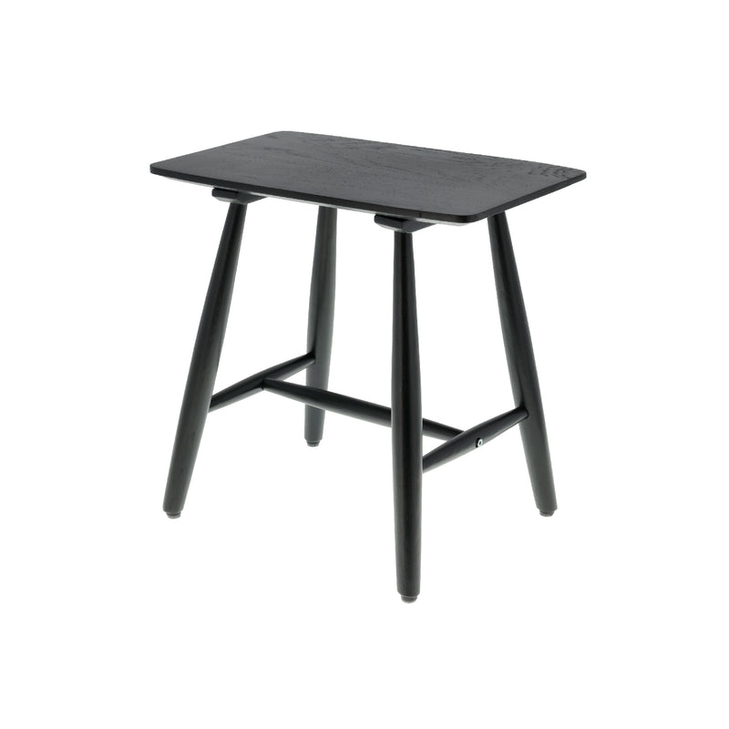 Black shop oak stool
