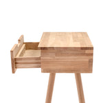 Ebern Side Table | White Washed Oak | 80cm
