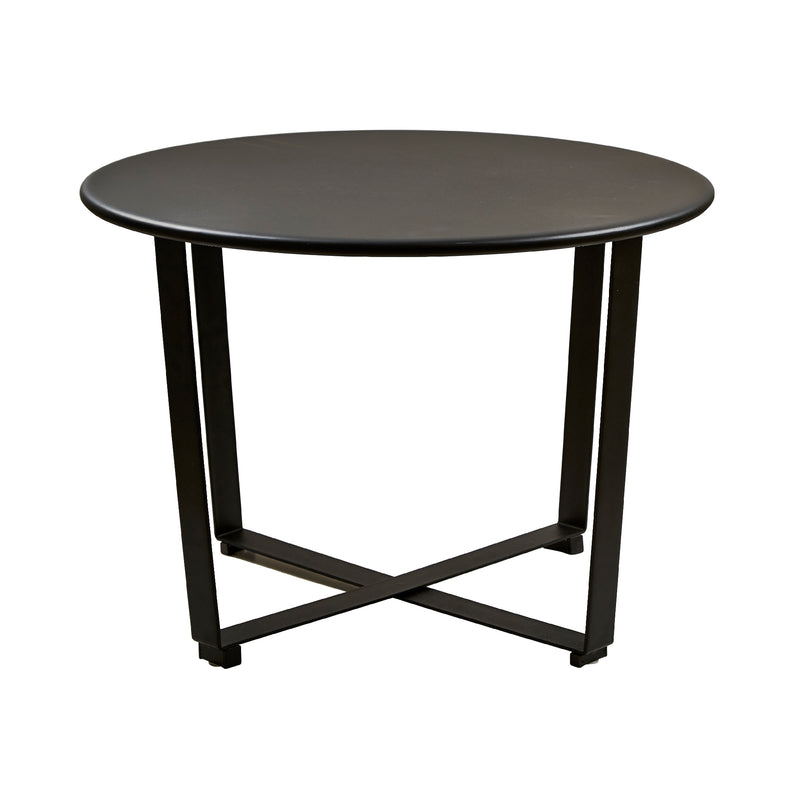 Wismar Coffee Table | Black Metal | 61.5cm