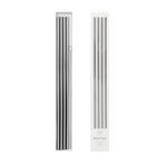 Reusable Metal Straws | Set of 4 | Silver