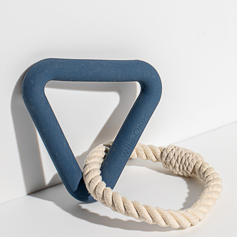 Triangle Tug Toy | Blue