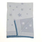 Stars & Stripes Baby Blanket | Blue